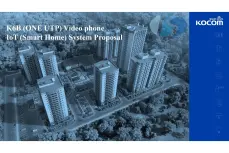 KOCOM K6B ONE UTP VIDEO PHONE IoT SMART HOME