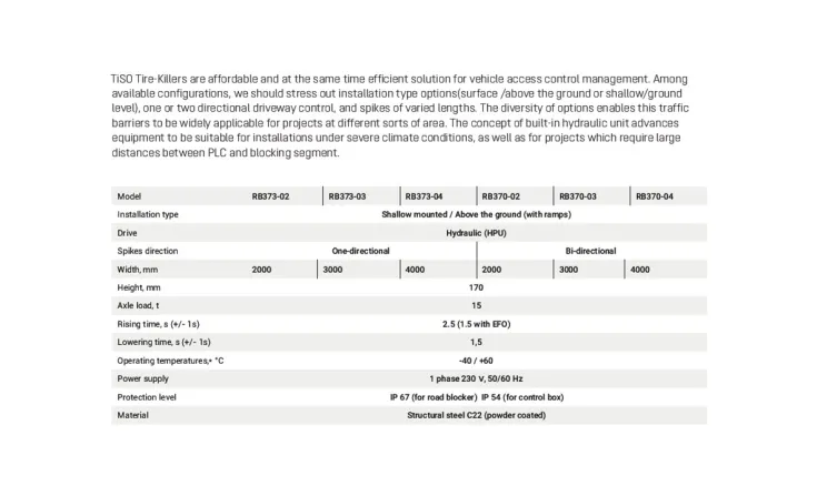 Bollard, UVSS, Road Blocker, Tire Killer, etc <b><p style="color:#003366;">Automatic Tire-killers</p></b> 2 ~blog/2023/6/23/slide15