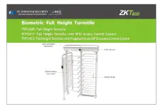 Full Height Turnstile bp stylecolor003366Full Height  ZKTecopb