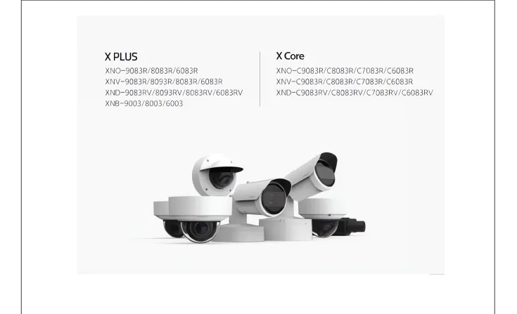 Hanwha CCTV Series <b><p style="color:#003366;">Hanwha X Series</p></b> 3 ~blog/2023/9/26/slide3