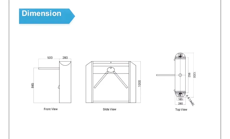 Tripod Turnstile <b><p style="color:#003366;">Daosafe Tripod Turnstile</p></b> 5 ~blog/2024/5/6/ds104_5_web_1