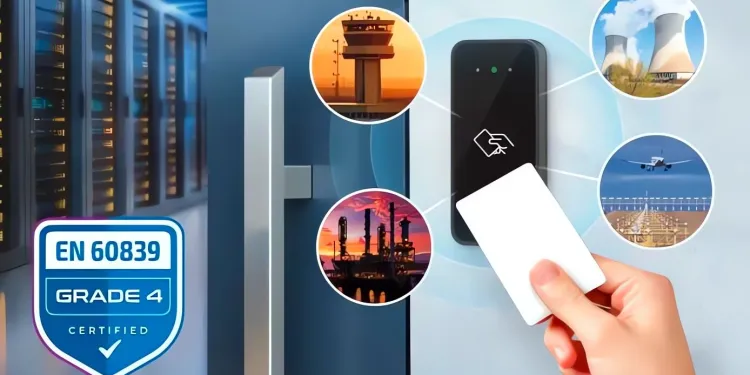 <b> <p style="color:#003366;">GRADE 4 – The Highest Level of Security in Access Control. RACS 5 with a Compliance Certificate. </p></b> 