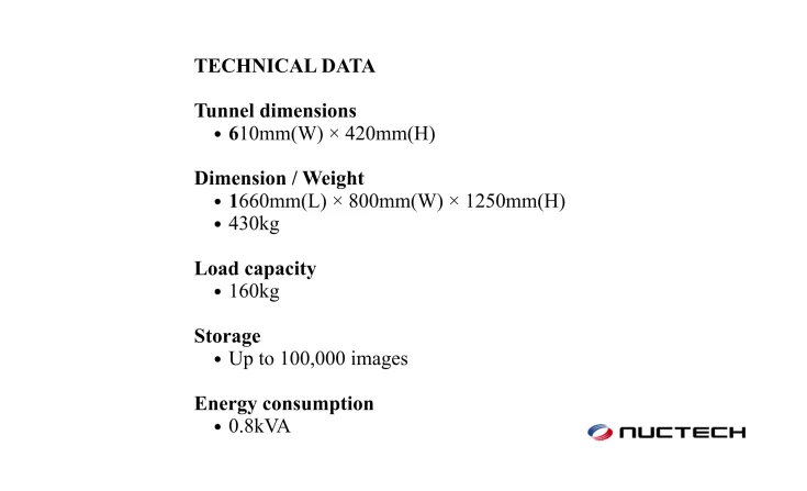 NUCTECH X-Ray <b> <p style="color:#003366;">NUCTECH™ CX6040BC X-ray Inspection System</p></b> 4 ~dl/2026/4/23/cx6040bc_4