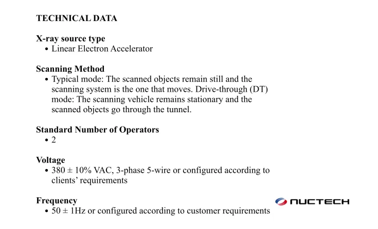 NUCTECH X-Ray <b> <p style="color:#003366;">Mobile Container and Vehicle Inspection System</p></b> 5 ~dl/2026/4/23/mt1213de_4